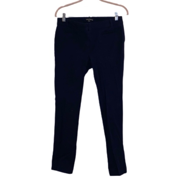 J Crew Size 6 Dark Navy Blue Straight Leg Dress Pants - Picture 1 of 2